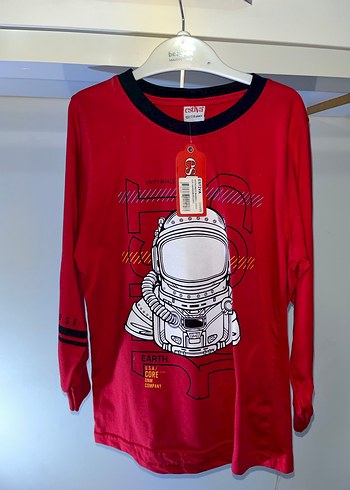 Kırmızı Erkek Çocuk Baskılı Pijama takımı - Görsel 2