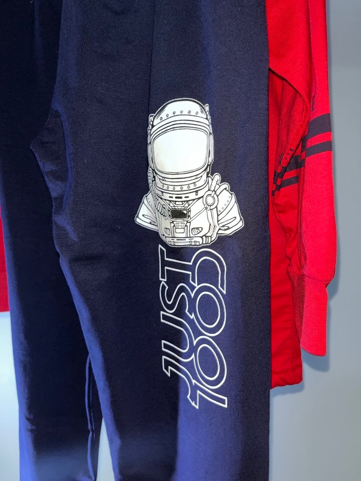 Kırmızı Erkek Çocuk Baskılı Pijama takımı - Görsel 5