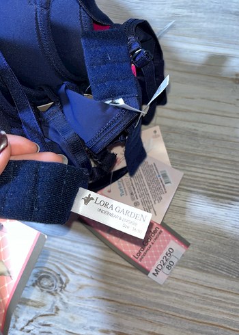 Koyu Mavi Mini Street Wear Sütyen - Görsel 6