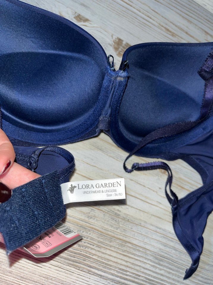 Koyu Mavi Mini Street Wear Sütyen - Görsel 4