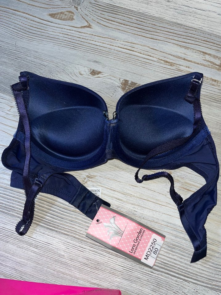 Koyu Mavi Mini Street Wear Sütyen - Görsel 2