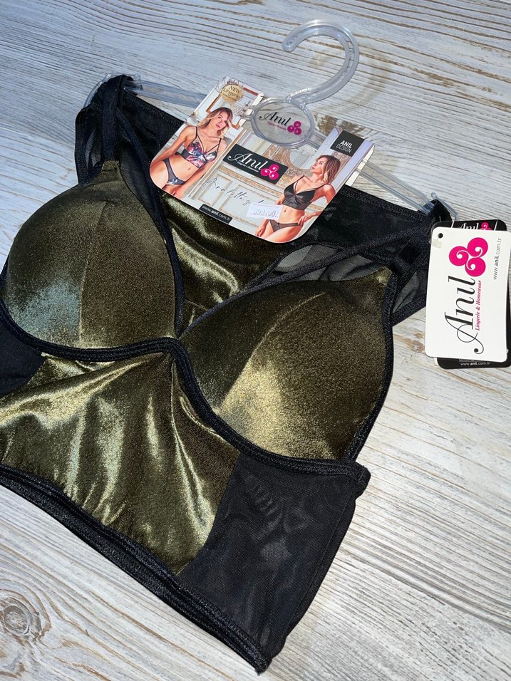 Kadife yeşil bralet takımı - Görsel 2