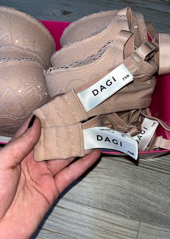 Toz pembe yarım dolgulu sütyen - Görsel 2