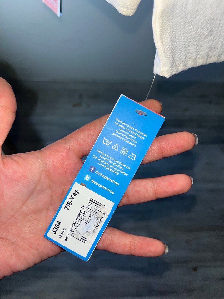 Uzun Kollu Beyaz Erkek Çocuk Gömlek - Görsel 4