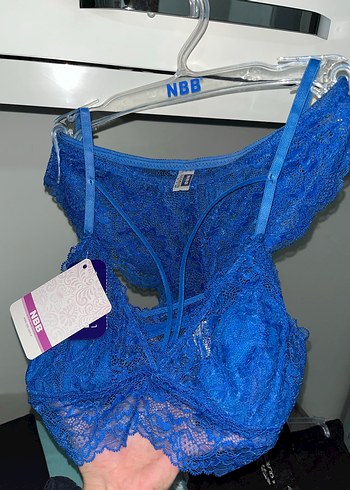 Mavi Dantelli sütyen takımı - Görsel 2