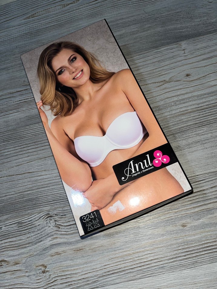 Krem straplez dolgulu sütyen - Görsel 2