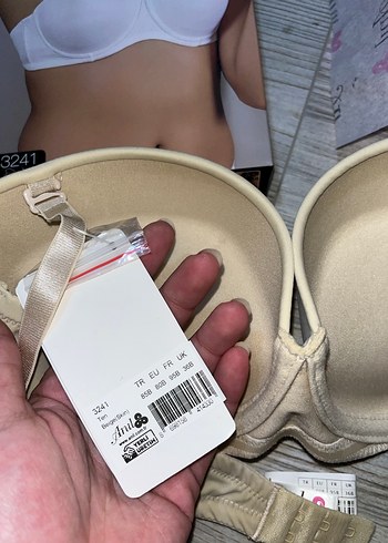 Straplez dolgulu sütyen - Görsel 4