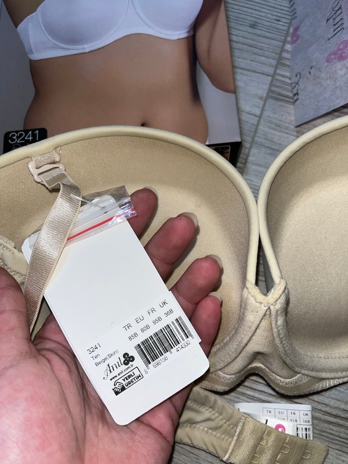 Straplez dolgulu sütyen - Görsel 4