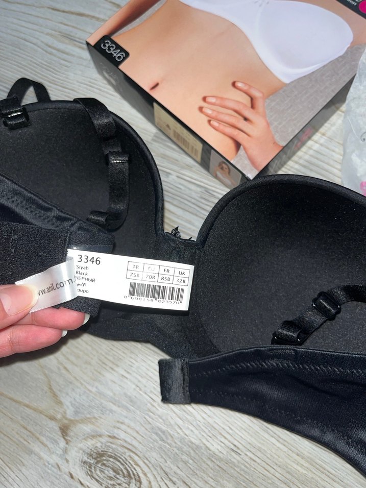 Siyah dolgusuz Sütyen - Görsel 4