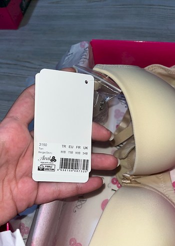 Krem dolgulu sütyen - Görsel 6