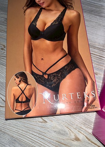 Kırmızı Dantel Detaylı Bohem Sütyen Takımı - Görsel 3