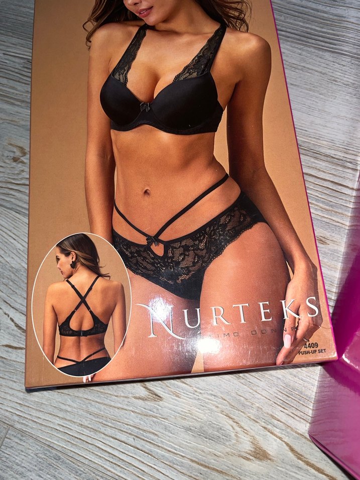 Kırmızı Dantel Detaylı Bohem Sütyen Takımı - Görsel 3