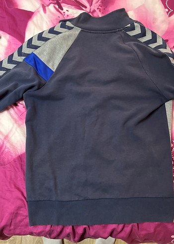 Gri Fermuarlı Erkek  Sweatshirt - Görsel 4