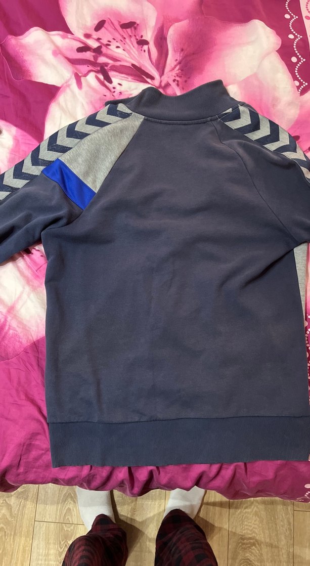 Gri Fermuarlı Erkek  Sweatshirt - Görsel 4