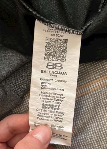 Gri Balenciaga Baskılı Erkek Sweatshirt - Görsel 6