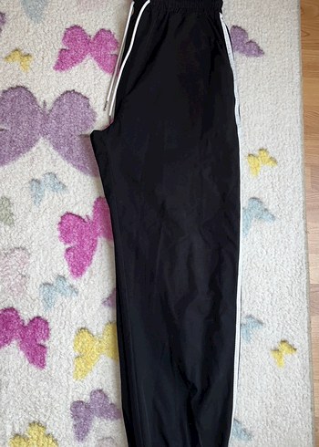 Siyah Rahat Kesim Kadın Kargo Pantolon - Görsel 4