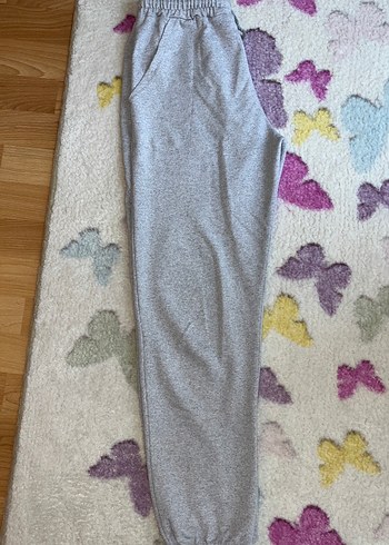 Gri Rahat Kesim Kadın Eşofman Altı - Görsel 2