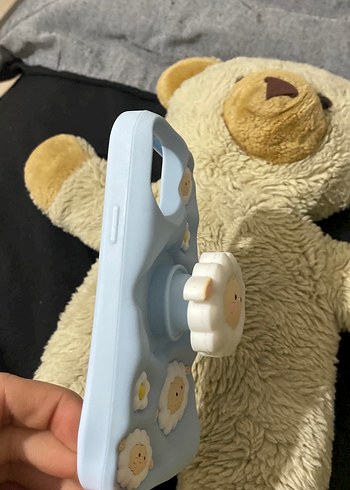 Mavi Pofuduk Koyunlu Bohem Telefon Kılıfı iphone12 - Görsel 3