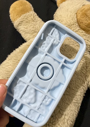 Mavi Pofuduk Koyunlu Bohem Telefon Kılıfı iphone12 - Görsel 2