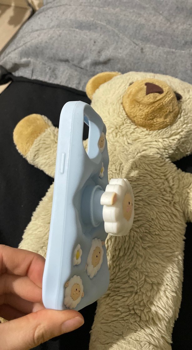 Mavi Pofuduk Koyunlu Bohem Telefon Kılıfı iphone12 - Görsel 3