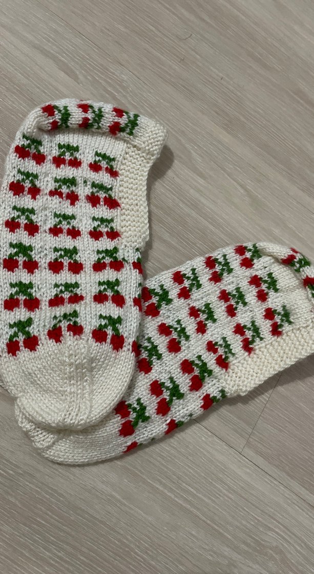 Örgü patik - Görsel 2