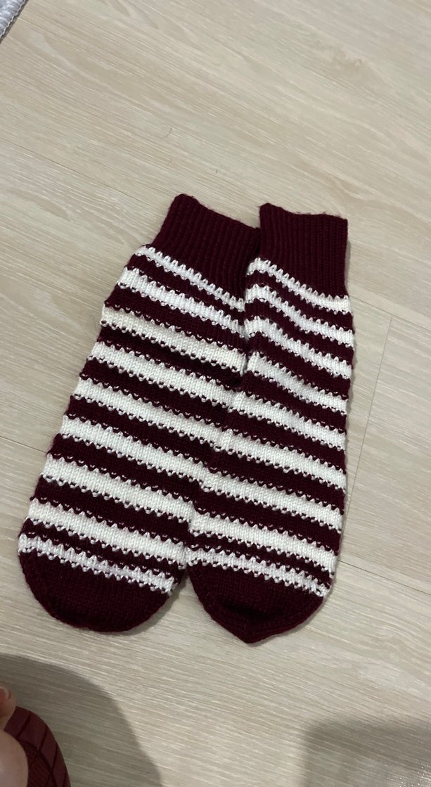 Örgü patik - Görsel 4