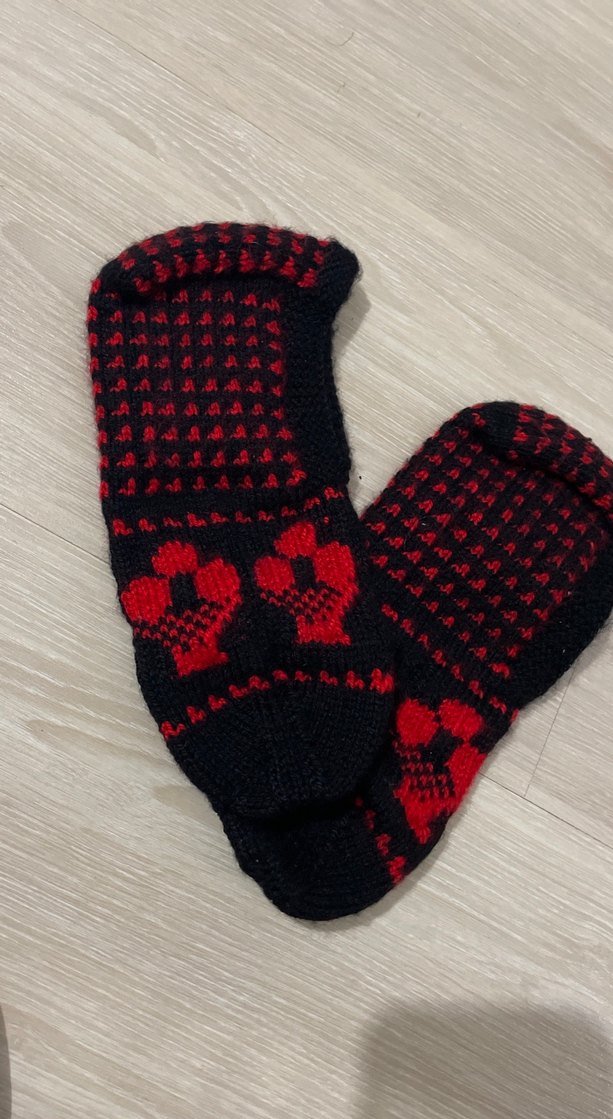 Örgü patik - Görsel 3