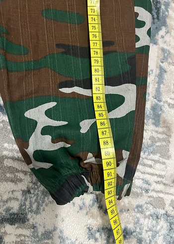 Kadın Kamuflaj Lastikli Rahat AskeriPantolon - Görsel 3