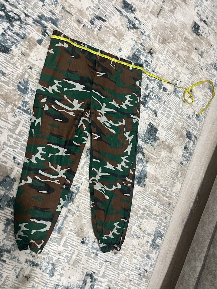 Kadın Kamuflaj Lastikli Rahat AskeriPantolon - Görsel 2