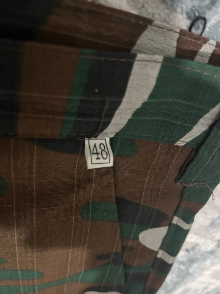 Kadın Kamuflaj Lastikli Rahat AskeriPantolon - Görsel 4