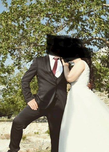 Helen Tarzı Beyaz A-Line Gelinlik - Görsel 3