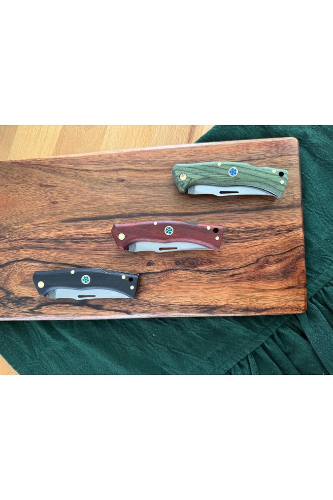 Koyu Renkli Katlanır Göktürk Çakı Cep Bıçakları - Görsel 2