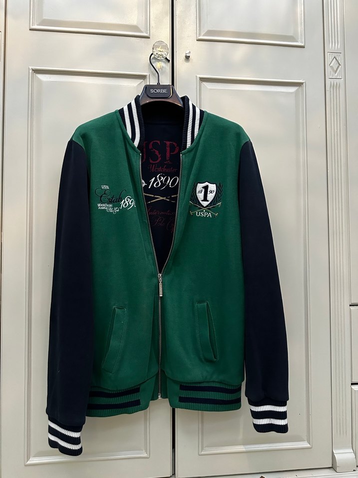 US Polo Erkek Mevsimlik Kolej Ceketi - Görsel 2