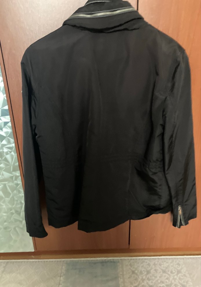 Siyah Fermuarlı Kadın Ceket - Görsel 2