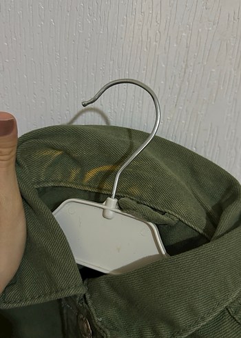 Düğmeli Yeşil Kadın Kot Ceket - Görsel 7