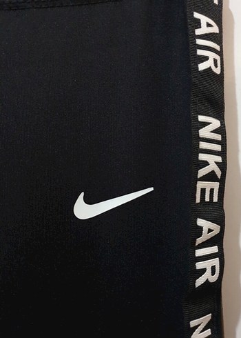 Siyah Nike Air Baskılı Spor Tayt - Görsel 2