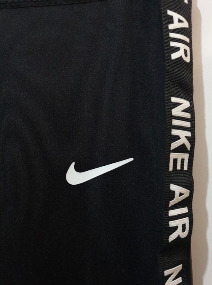 Siyah Nike Air Baskılı Spor Tayt - Görsel 2