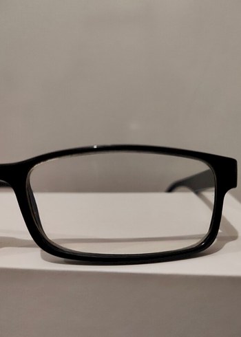 Şeffaf Siyah Kadın Gözlüğü - Görsel 3