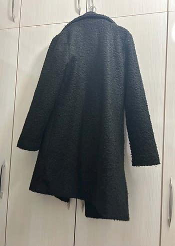 Siyah Midi Kadın Kaban - Görsel 2