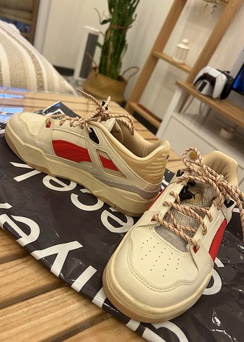 Puma Slipstream Retro Grade Kadın Krem Spor Ayakkabı - Görsel 3