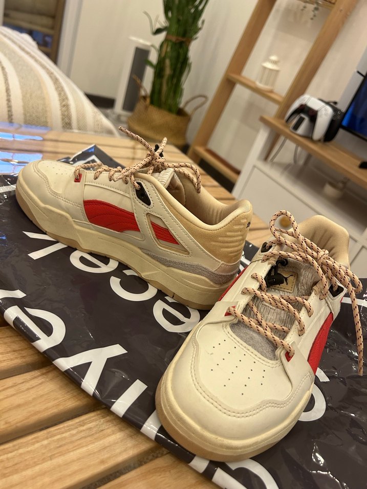 Puma Slipstream Retro Grade Kadın Krem Spor Ayakkabı - Görsel 3