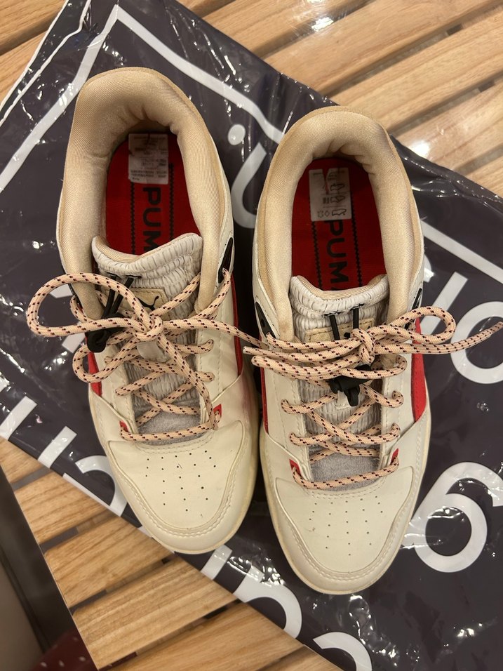 Puma Slipstream Retro Grade Kadın Krem Spor Ayakkabı - Görsel 4