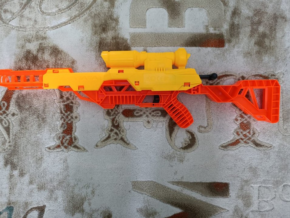 Renkli NERF Oyuncak Tüfek Sarı - Görsel 3