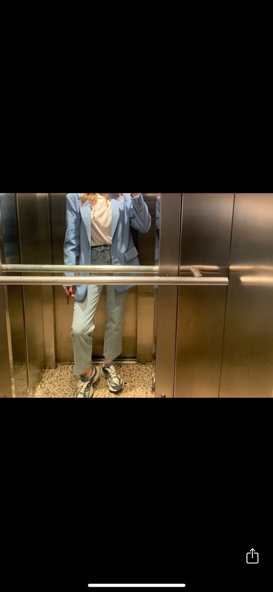 Bebe mavisi bershka blazer - Görsel 2