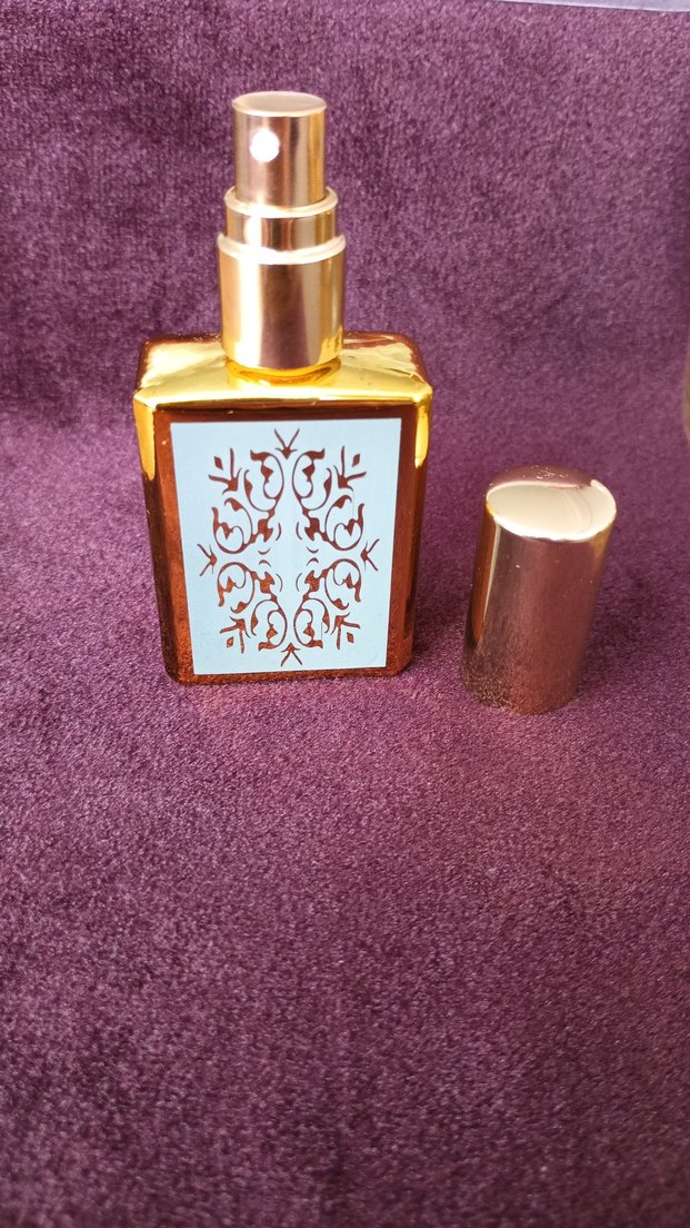 Altın Renkli cam şişe kolay dolum 15 ml parfüm şişesi - Görsel 2