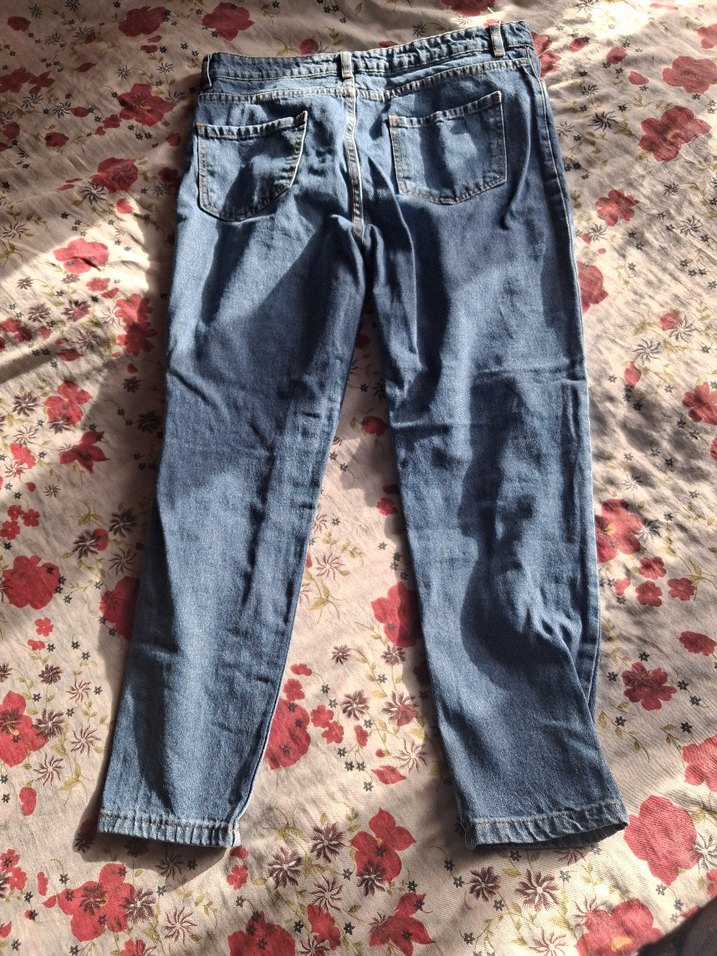 i Normal Boy Bol Kesim Kadın Kot Pantolon - Görsel 2