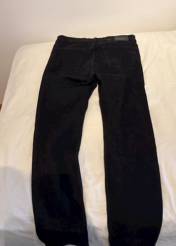 Erkek Siyah Slim Fit Denim Pantolon - Görsel 3
