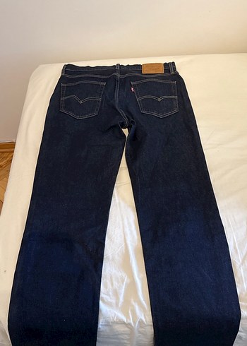 Lacivert Bol Kesim Denim Erkek Pantolon - Görsel 2