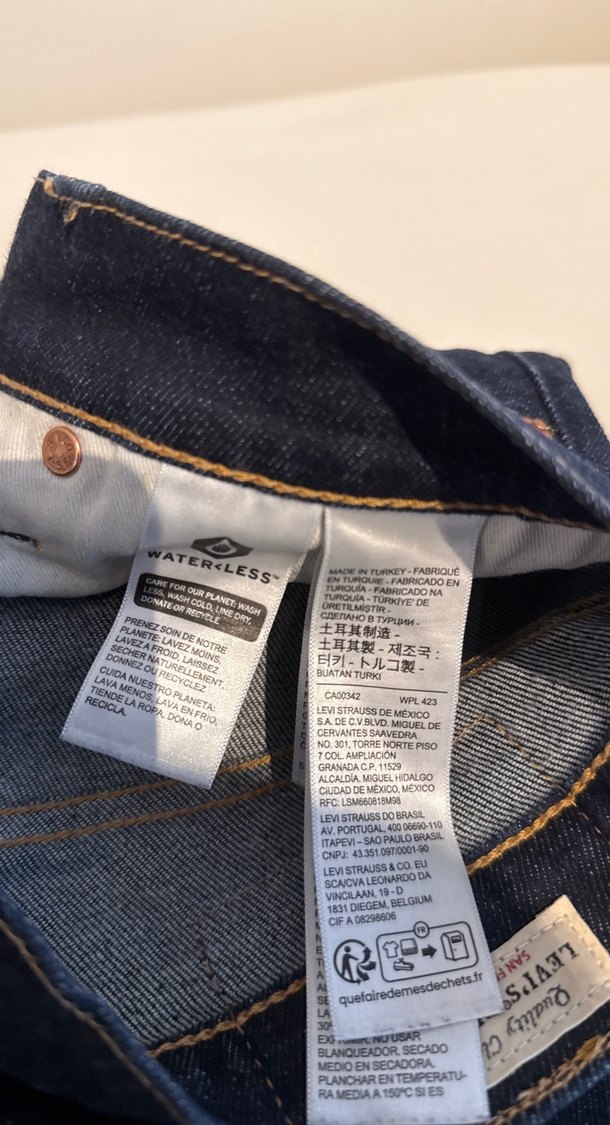 Lacivert Bol Kesim Denim Erkek Pantolon - Görsel 4