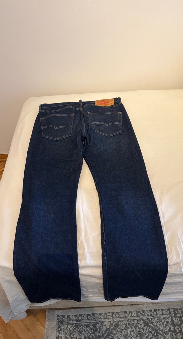 Erkek Lacivert Denim Pantolon - Görsel 2